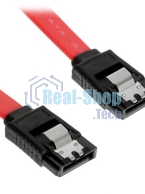 Кабель интерфейсный SATAIII Cablexpert CC-SATAM-DATA-0.3M, 30 см, 7pin/7pin, защелка, пакет