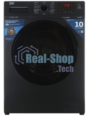 Стиральная машина Beko WSPE7612A антрацит, загрузка фронтальная 7 кг, 1200 об/мин., класс: А