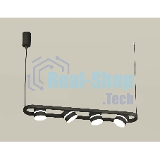 Светильник Ambrella light XB9164152/4 SBK/FR черный песок/белый матовый GX53 (C9164, N8445)