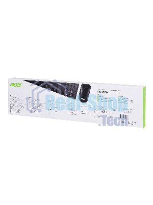 Комплект клавиатура и мышь Acer OKR030 ZL.KBDEE.005 Combo wilreless USB slim черный