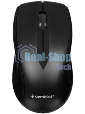 Мышь беспроводная Gembird MUSW-320 черный, 1000 dpi, радиоканал, USB, кнопки - 3