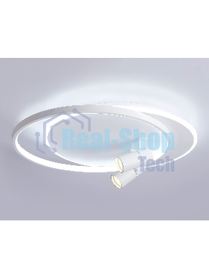 Светильник Ambrella light FL51391/1+2 WH белый 3000K-6400K 65W 560*480*120 (ПДУ РАДИО 2.4G)