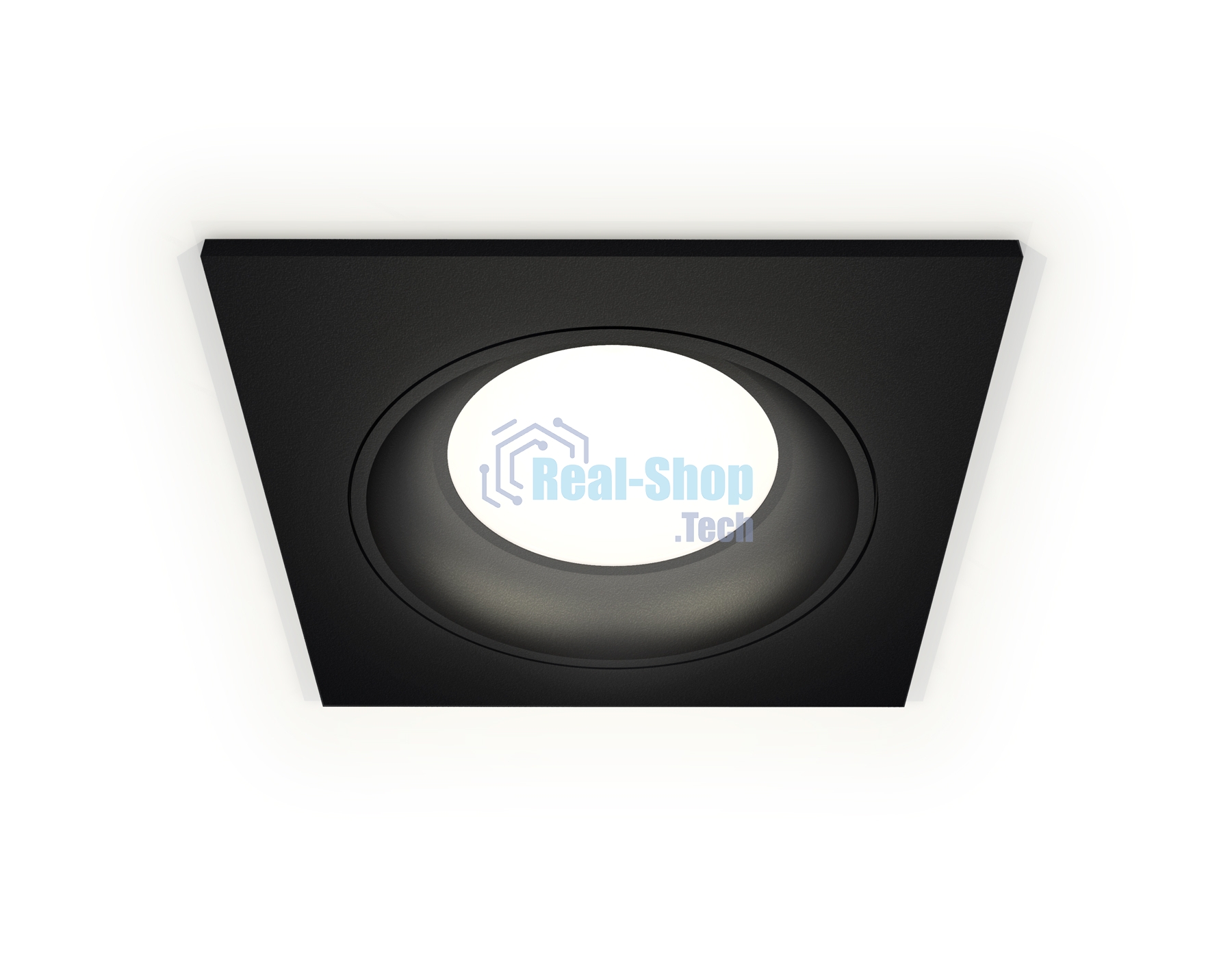 Комплект встраиваемого светильника Ambrella light XC7632060 SBK черный песок MR16 GU5.3 (C7632, N7021)