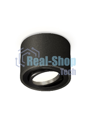 Светильник Ambrella Light XS7511002 SBK/PBK черный песок/черный полированный MR16 GU5.3 (C7511, N7002)