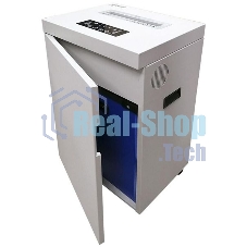 Шредер Office Kit S500 (2х15) белый (секр.P-5)/фрагменты/17лист./50лтр./скрепки/скобы/пл.карты/CD