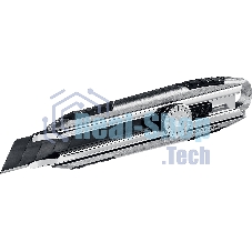 Нож OLFA OL-MXP-L X-design, цельная алюминиевая рукоятка, винтовой фиксатор, 18 мм