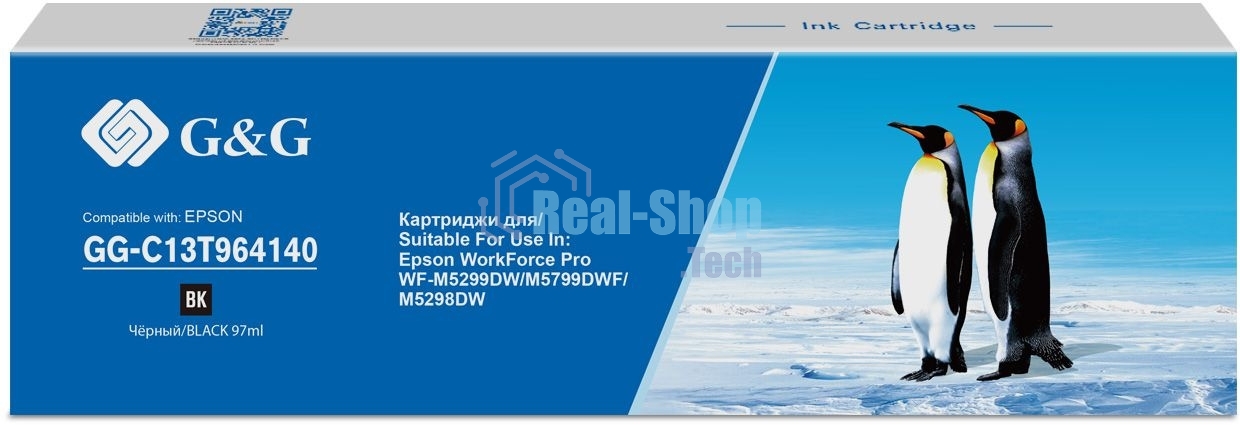 Картридж струйный G&G GG-C13T964140 черный (5000 стр., 97 мл) для Epson WorkForce Pro WF-M5299DW/M5799DWF/M5298DW