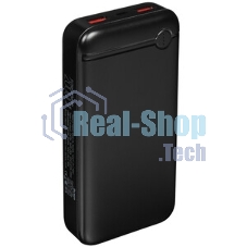 Портативный аккумулятор OLMIO P-20, 20000mAh, 20W, QuickCharge3.0/PowerDelivery, черный