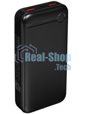 Портативный аккумулятор OLMIO P-20, 20000mAh, 20W, QuickCharge3.0/PowerDelivery, черный