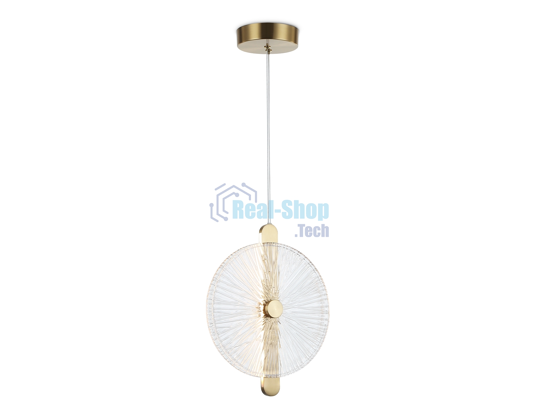 Светильник Ambrella light LH31147 BS/CL латунь/прозрачный 13W 3000K 280*60*350