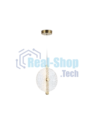 Светильник Ambrella light LH31147 BS/CL латунь/прозрачный 13W 3000K 280*60*350