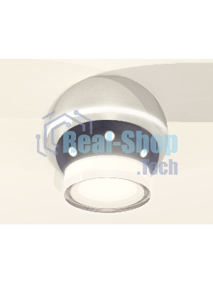 Светильник Ambrella Light XS1104031 PSL/FR серебро полированное/белый матовый MR16 GU5.3 LED 3W 4200K (C1104, N7160)