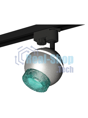 Светильник Ambrella light XT1103041 SSL/BL серебро песок/голубой MR16 GU5.3 LED 3W 4200K (A2521, C1103, N7194)