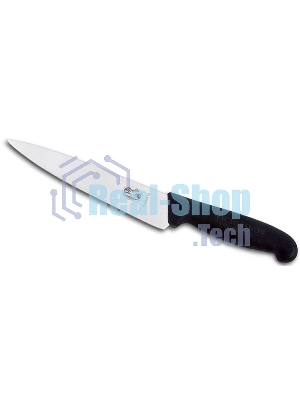 Нож кухонный Victorinox Fibrox (5.2003.15) стальной разделочный лезв.150мм прямая заточка черный блистер