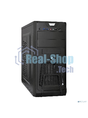 Компьютерный корпус Miditower ExeGate CP-603UB Black, ATX, (CP450W, 80мм), 2*USB+2*USB 3.0, Audio, замок блокировки кнопки питания