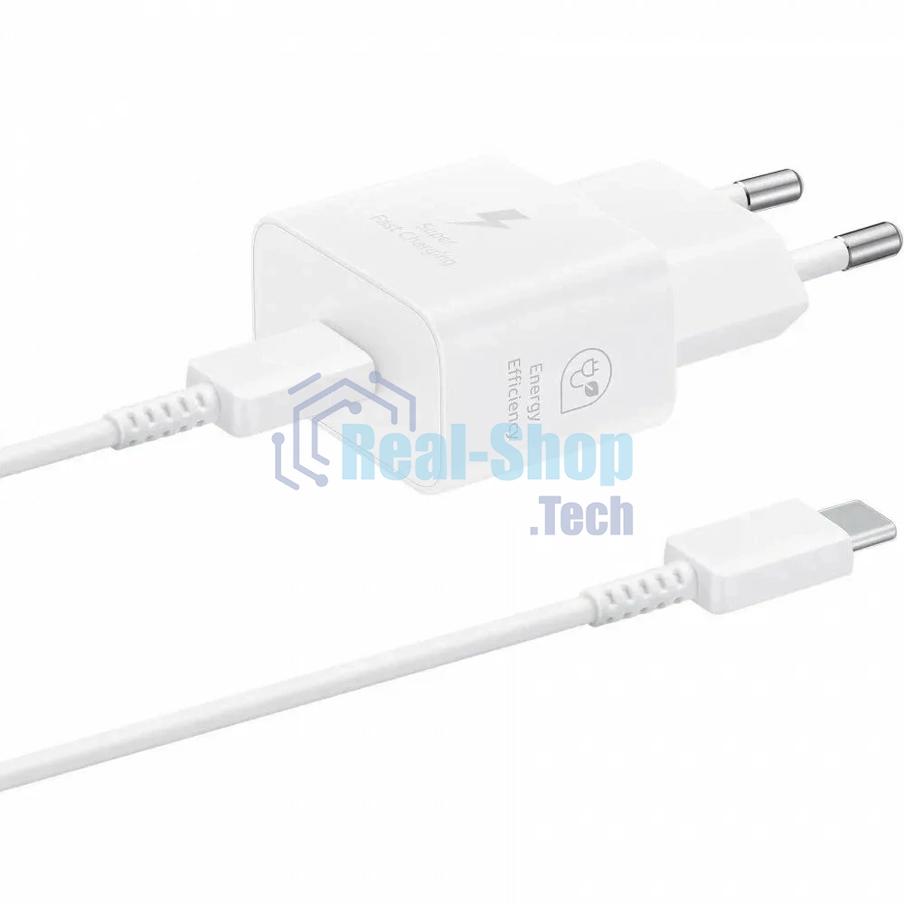 Сетевое зарядное устройство Samsung EP-T2510 25W 3A (PD) USB Type-C белый