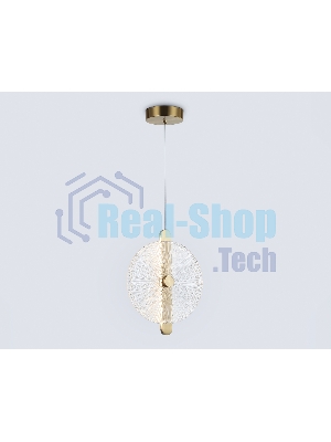 Светильник Ambrella light LH31147 BS/CL латунь/прозрачный 13W 3000K 280*60*350