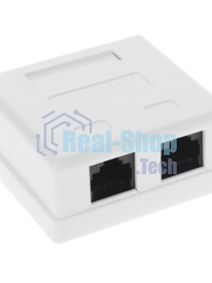 Рoзетка компьютерная внешняя Rexant 1-порт RJ-45 (8P8C), FTP экранированная, категория 6