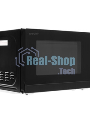 Микроволновая печь Sharp R-6000RK черный, 20 л, 800 Вт, переключатели - поворотный механизм