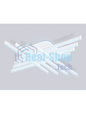 Потолочный светодиодный светильник Ambrella light FL6261 WH белый 130W 3000K-6400K 810*810*130 (ПДУ ИК)