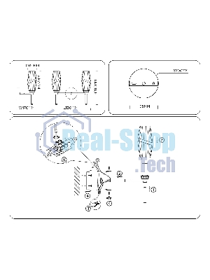 Настенный светильник Ambrella light LH55206/2 BS/CL латунь/прозрачный E14*2 max 40W 330*170*280