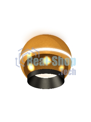 Светильник Ambrella Light XS1105001 PYG/PBK золото желтое полированное/черный полированный MR16 GU5.3 LED3W 4200K(C1105,N7031)