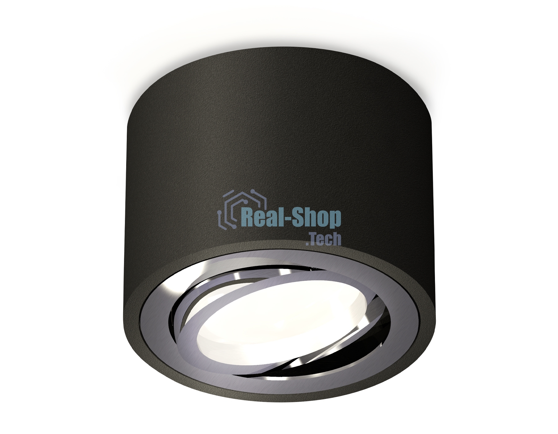 Светильник Ambrella Light XS7511003 SBK/PSL черный песок/серебро полированное MR16 GU5.3 (C7511, N7003)