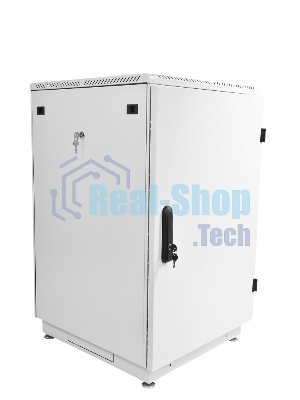 Шкаф телекоммуникационный напольный 18U (600x600) дверь металл (2 места), ШТК-М-18.6.6-3ААА