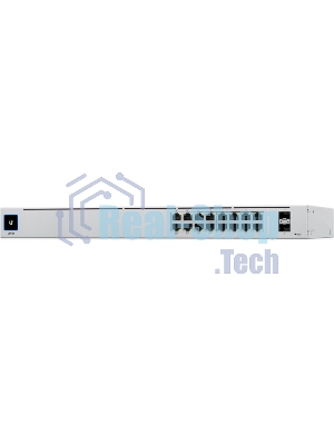 Коммутатор Ubiquiti UniFi USW-16-POE 2SFP 8PoE+ 42W управляемый