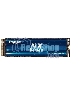 Накопитель SSD KingSpec NX-256, 256Gb, PCIe 3.0 x4, M.2 2280, NVMe, R/W 3400/3100
