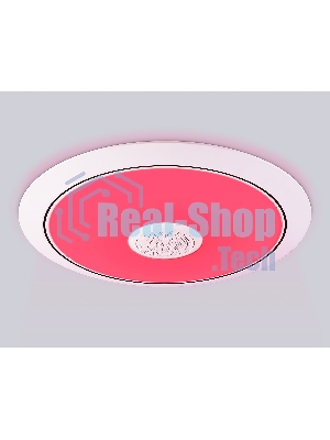Музыкальный светодиодный светильник Ambrella light FZ720 WH белый IP20 52W 3000-6500K+RGB Music 450*65 (ПДУ ИК)