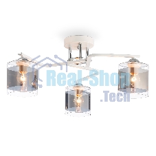 Светильник Ambrella light TR303217/3 WH/CH/SM белый/хром/дымчатый E27*3 max 60W D540*250