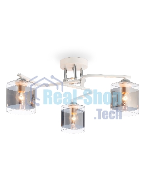 Светильник Ambrella light TR303217/3 WH/CH/SM белый/хром/дымчатый E27*3 max 60W D540*250