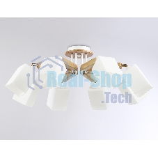 Светильник Ambrella light TR9522/8 WH/GD/FR белый/золото/белый матовый E27*8 max 40W D790*260
