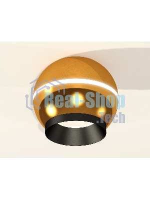 Светильник Ambrella Light XS1105001 PYG/PBK золото желтое полированное/черный полированный MR16 GU5.3 LED3W 4200K(C1105,N7031)