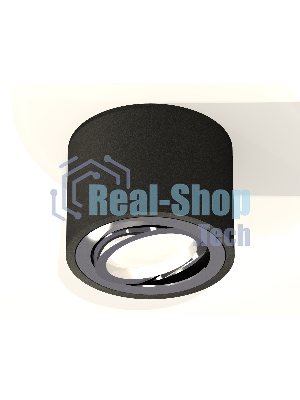 Светильник Ambrella Light XS7511003 SBK/PSL черный песок/серебро полированное MR16 GU5.3 (C7511, N7003)