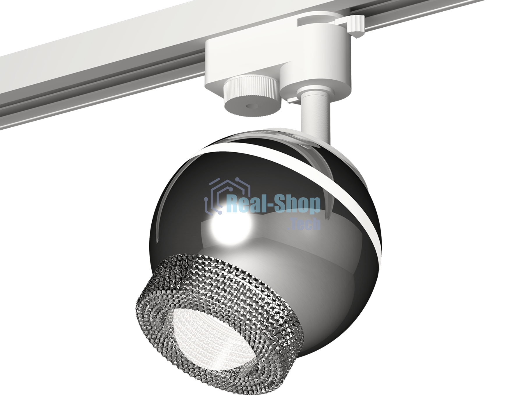 Светильник Ambrella light XT1104001 PSL/CL серебро полированное/прозрачный GU5.3 LED 3W 4200K (A2520, C1104, N7191)