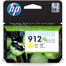 Картридж струйный HP 912XL 3YL83AE желтый увеличенной емкости (825 стр) для HP OfficeJet 801x, 802x