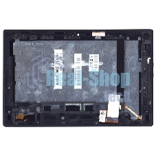 Модуль (матрица + тачскрин) для Sony Xperia Tablet Z черный с рамкой