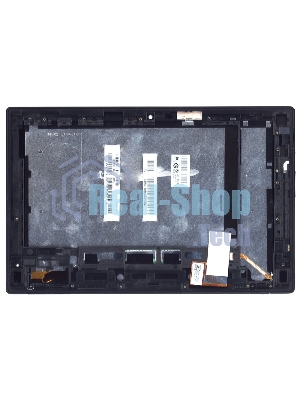 Модуль (матрица + тачскрин) для Sony Xperia Tablet Z черный с рамкой
