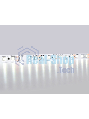 Светодиодная лента GS1103 2835 120Led/ 9.6W m/ 12V IP20 6500K/ 5000*8*1.2mm (2 конт.)