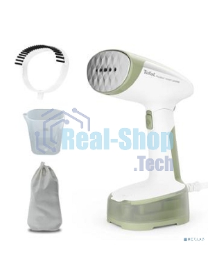 Отпариватель Tefal DT3053E1 белый/зеленый, 1300 Вт, 20 г/мин, 120 мл
