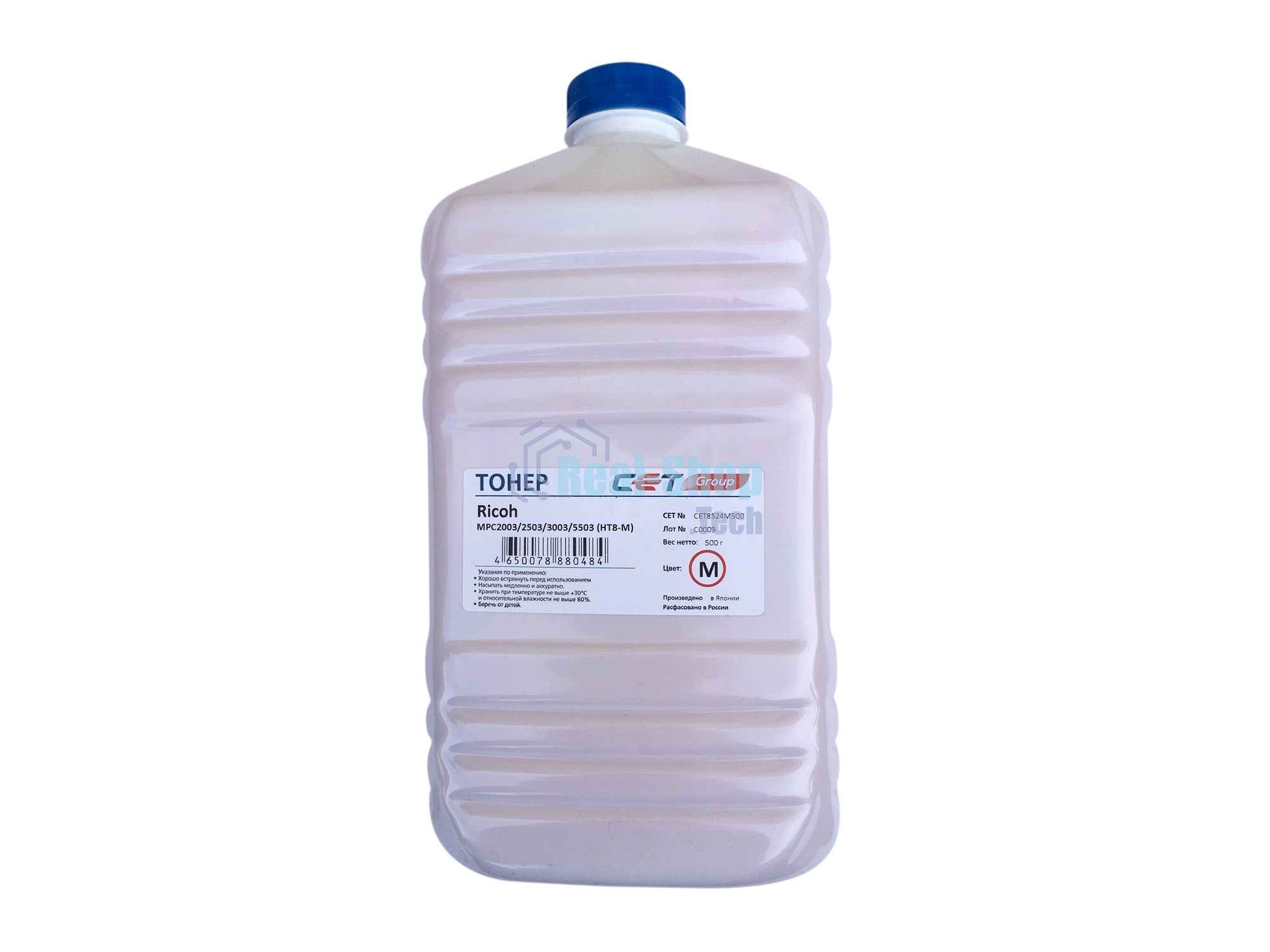 Тонер CET HT8-M CET8524M500 пурпурный бутылка 500гр. для принтера RICOH MPC2003/2503/3003/5503