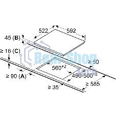 Электрическая варочная панель Bosch PKE611BB2E
