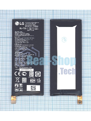 Аккумуляторная батарея BL-T22 для LG Class, H650, Zero 2000mAh/7.60Wh 3,8V