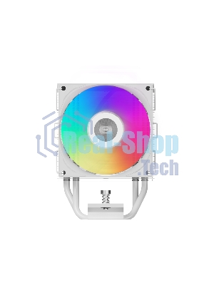 Кулер PCCooler R400 ARGb белый 92мм алюминий+медь 2200rpm 30db 4-pin 180W 133мм