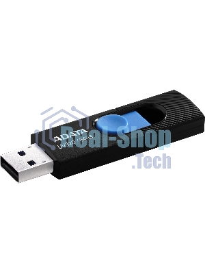 Флешка USB ADATA UV320 (AUV320-64G-RBKBL), 64Gb, USB 3.1, R/W 100/30, черный/синий
