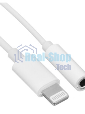 Кабель-переходник AUX Cablexpert CCA-LM3.5F-AL Lightning(M)/Jack3.5(F), алюминий+нейлон.оплётка, 0.15м, пакет
