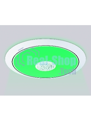 Музыкальный светодиодный светильник Ambrella light FZ720 WH белый IP20 52W 3000-6500K+RGB Music 450*65 (ПДУ ИК)