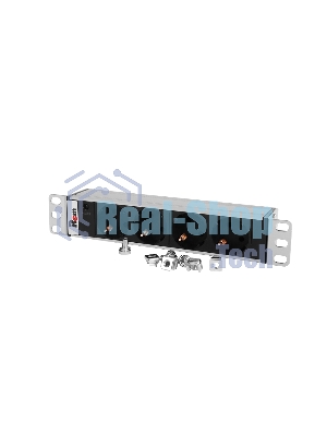 Блок роз Rem-10 без шнура с инд., 4 Sсhuko, вх IEC 60320 C14, 10A алюм. 10